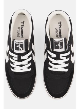Hummel Men Stadid Low Lace Up Casual Shoes, Black Combo  - Image 4