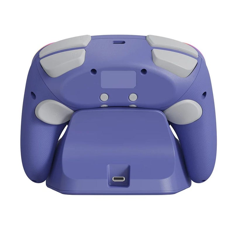 LinYuvo Ks62 Wireless Controller with Charging Dock for PC Switch / Lite / Oled and Android, Retro GameCube Buttons, Purple - Image 2