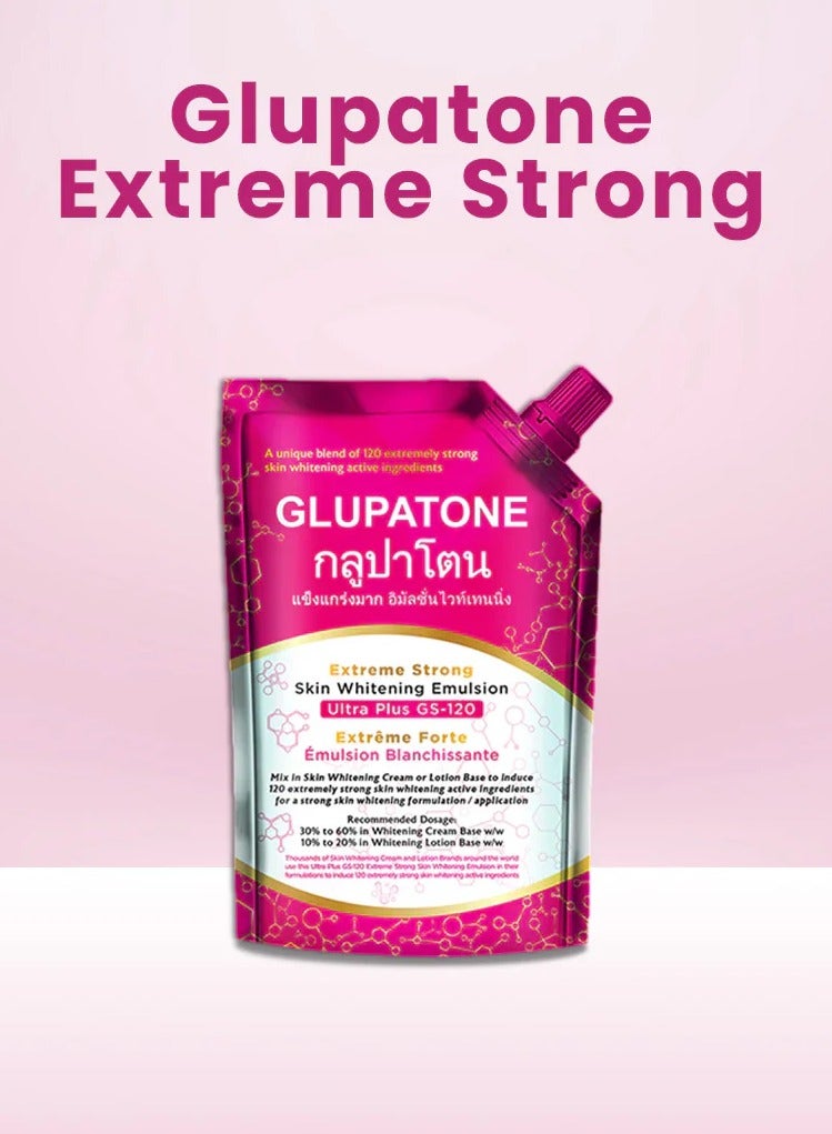 GLUPATONE Extreme Strong Whitening Emulsion Ultra Plus 500ml - Image 1