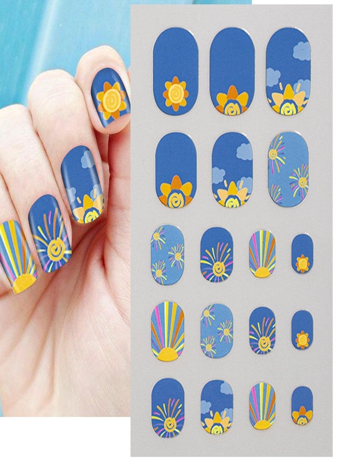 winthrop 8 Sheets Kids Nail Stickers Full Nail Wraps for Girls, Cute Strawberry Rainbow Unicorn Bear Designs 3D Self-Adhesive Nail Art Decals Holiday Colorful Manicure Decorations for Age 7 and Older - Image 3