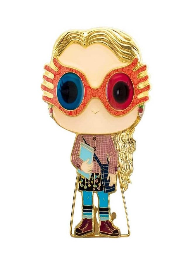 Funko - Funko Pop! Sized Pin: Harry Potter - Luna Lovegood (Styles May Vary, with Possible Chase Variant), Multicolor (HPPP0022) - Image 1
