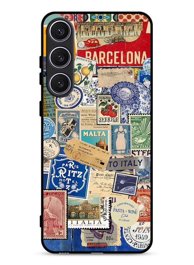 Tolwak Samsung Galaxy S24 5G Protective Case Cover Stickers Of Different Cities - Image 1