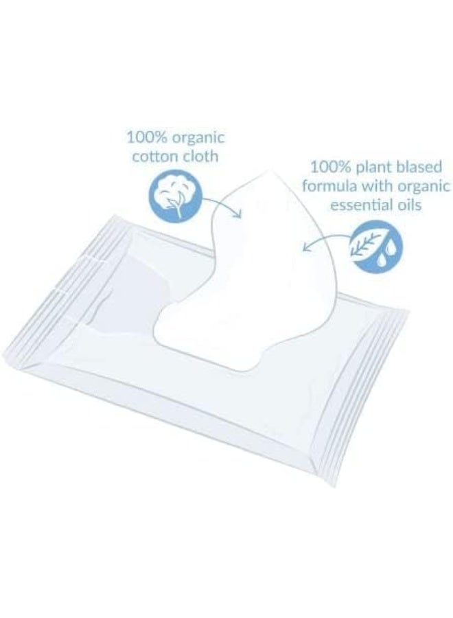 Natracare Organic Cotton Baby Wipes, 3 Pack (3 x 50 wipes) - Image 3
