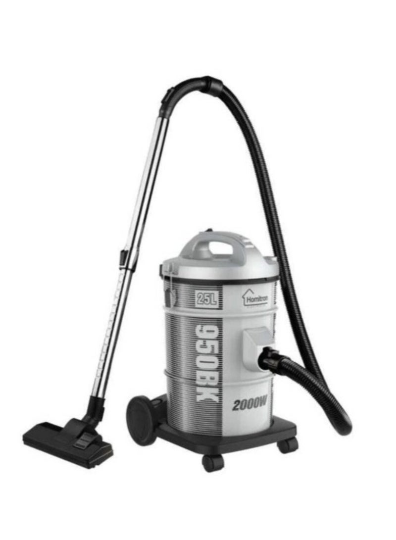 هوميترون مكنسة كهربائية أسطوانية الشكل 25L واط 2000 -HDV25L - Image 1
