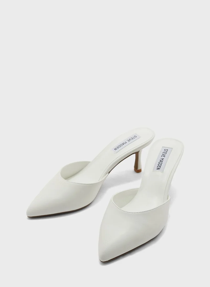 STEVE MADDEN Pointed Toe Mid Heel Pumps