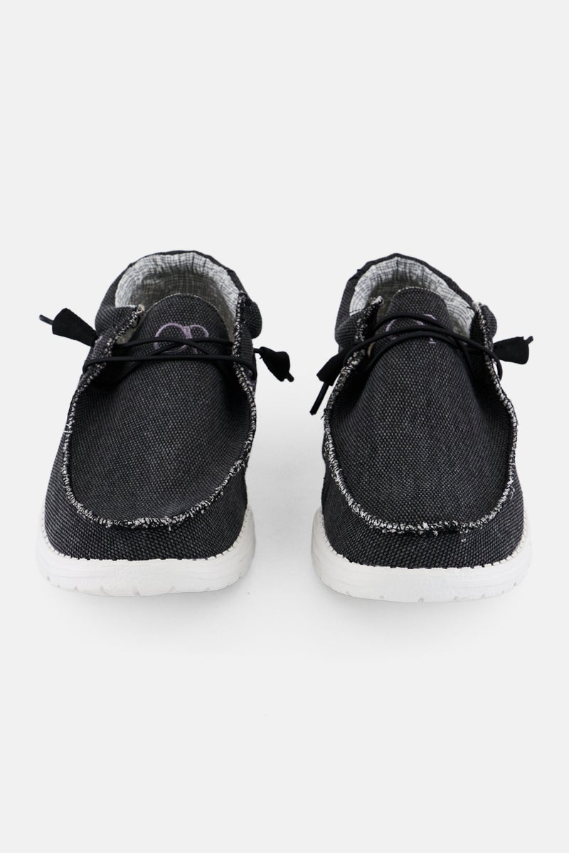 Ocean Pacific Men Lace Up Casual Shoes, Black - Image 4