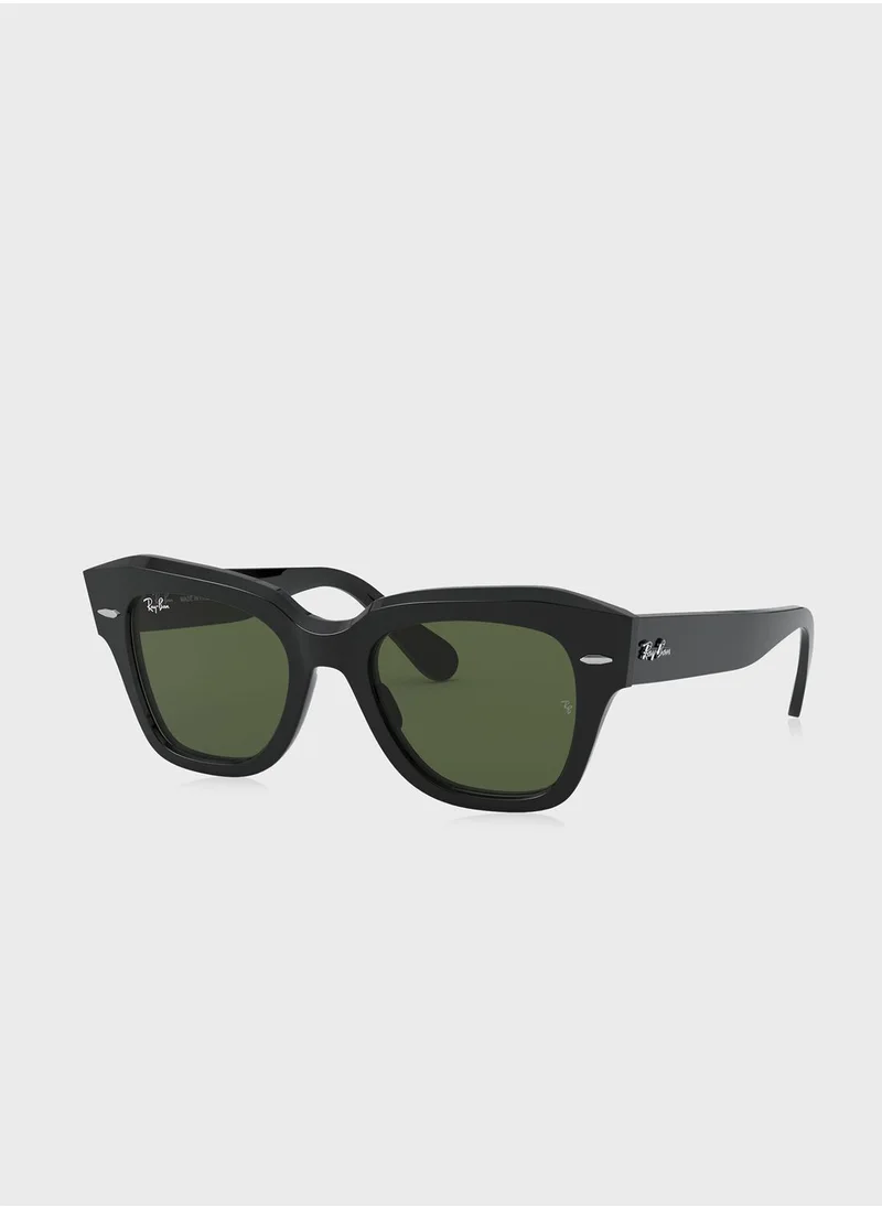Ray-Ban 0Rb2186 State Street Square Sunglasses