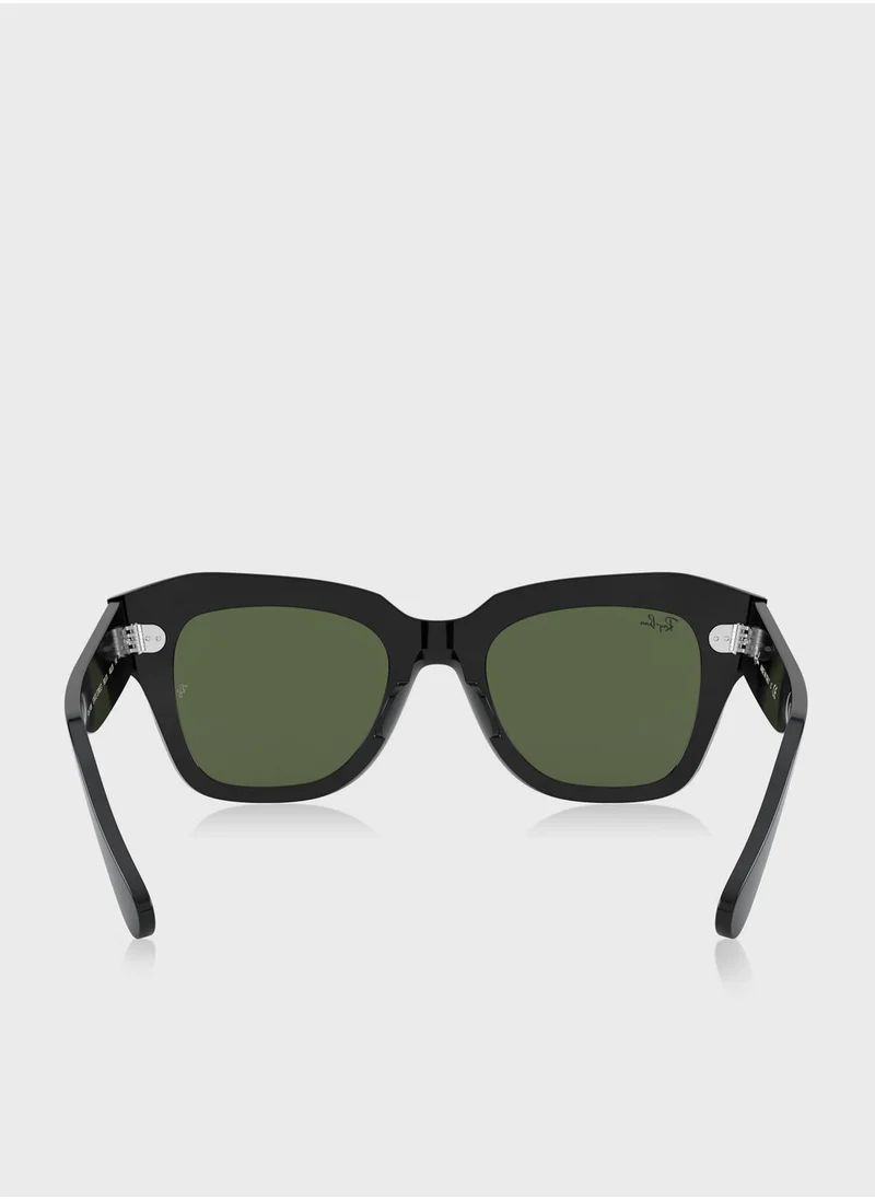 Ray-Ban 0Rb2186 State Street Square Sunglasses