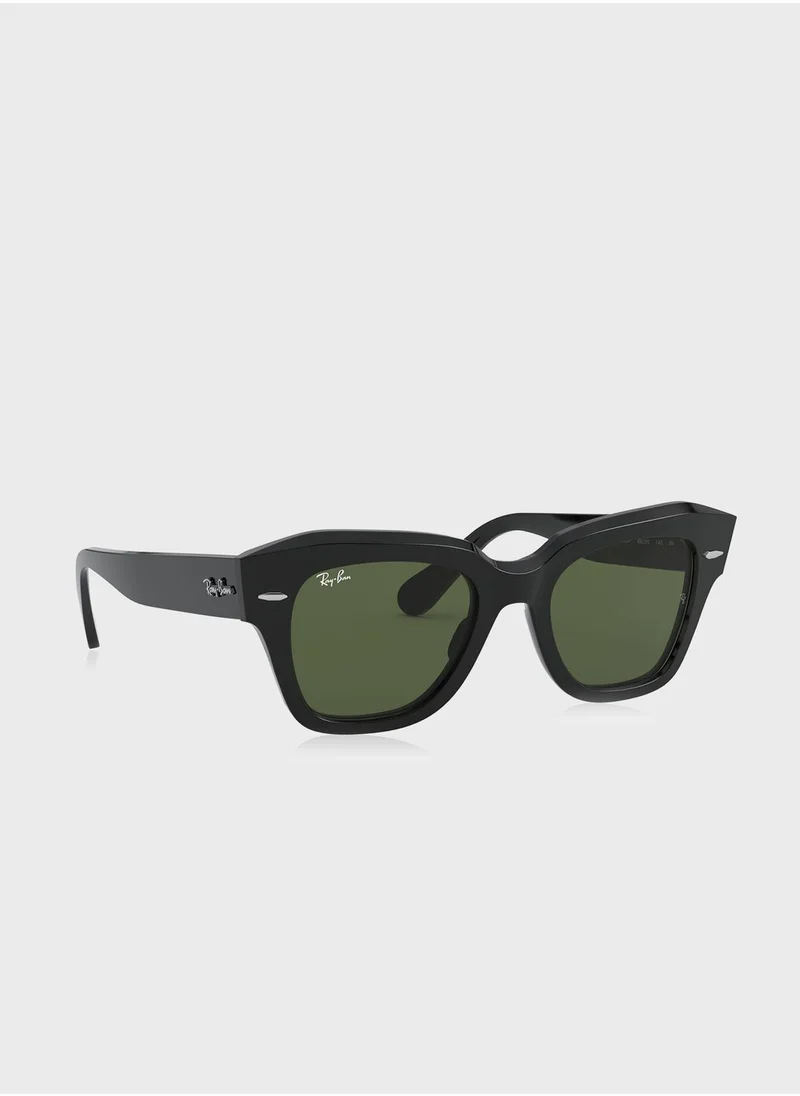 Ray-Ban 0Rb2186 State Street Square Sunglasses