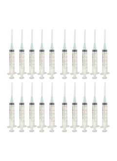 King Mariot Pack of 20 Disposable Syringe 1ml With 26g x 1/2" Needle Leur Lock (0.45x13mm) | Non pyrogenic + Non Toxic  - Image 1