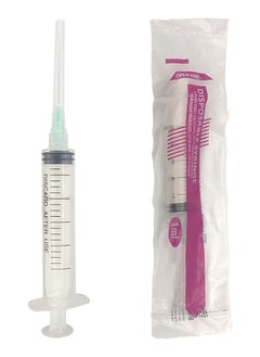 King Mariot Pack of 20 Disposable Syringe 1ml With 26g x 1/2" Needle Leur Lock (0.45x13mm) | Non pyrogenic + Non Toxic  - Image 2