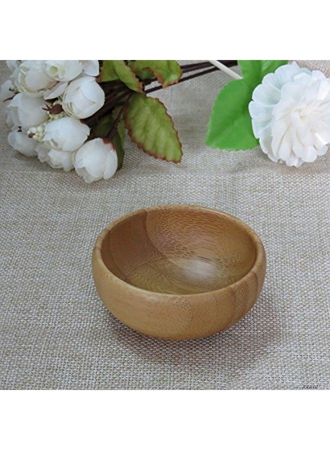 SYBL مجموعة وعاء قناع صغيرة من الخيزران الإيكولوجي لأدوات العناية بالبشرة DIY مع ملعقة خيزران للسيدات والنساء والفتيات - Image 4