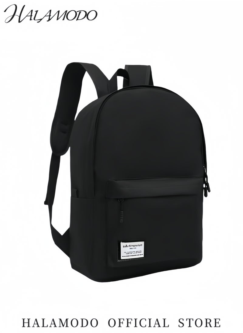 HALAMODO Classic Basic Backpack Lightweight Bookbag Casual Travel Backpack Laptop Backpack Large Capacity Water Resistant Schoolbag for Teens & Students & Office Workers  - Image 2