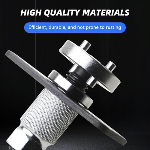 Tioollev Car Brake Piston Wind Back Tool, 3pcs/Set Brake Caliper Piston Rewind Tool, Auto Rear Brake Pad Wind Back Tool, Brake Caliper Wind Back Tool for Replacement of Rear Brake Pad (Black) - Image 3
