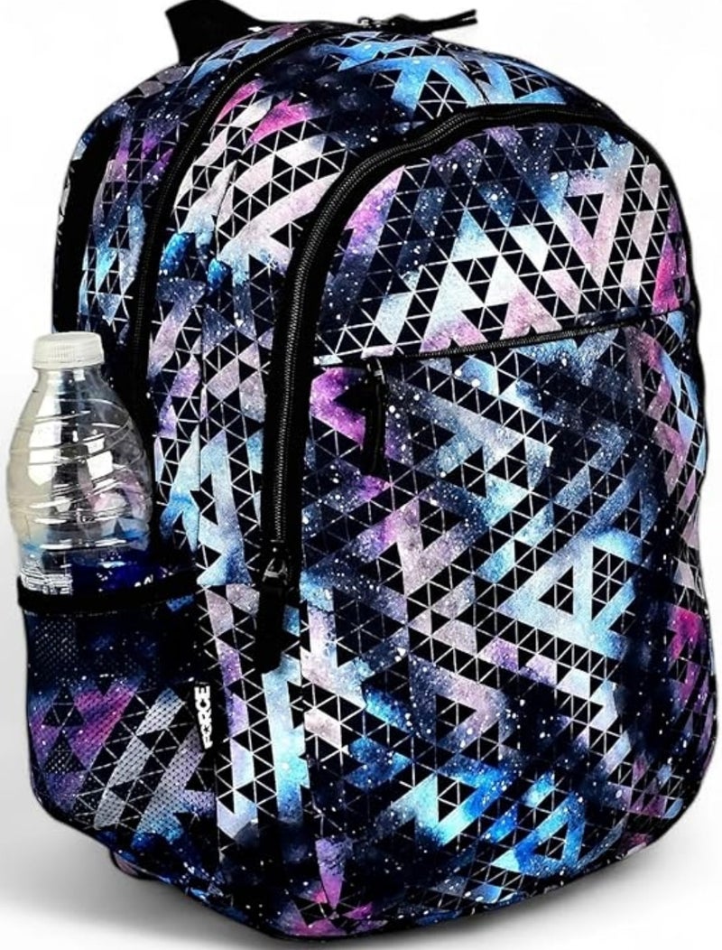 Force Backpack Unisex | Midnight Lights Pattern | new edition 2024 | 15.6-inch laptop | 100% waterproof | Foam Padded | Backpacks for Women Men College School Student - Image 5