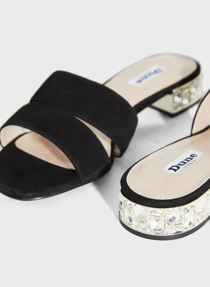 Dune LONDON Nettie Di Low Heel Sandal