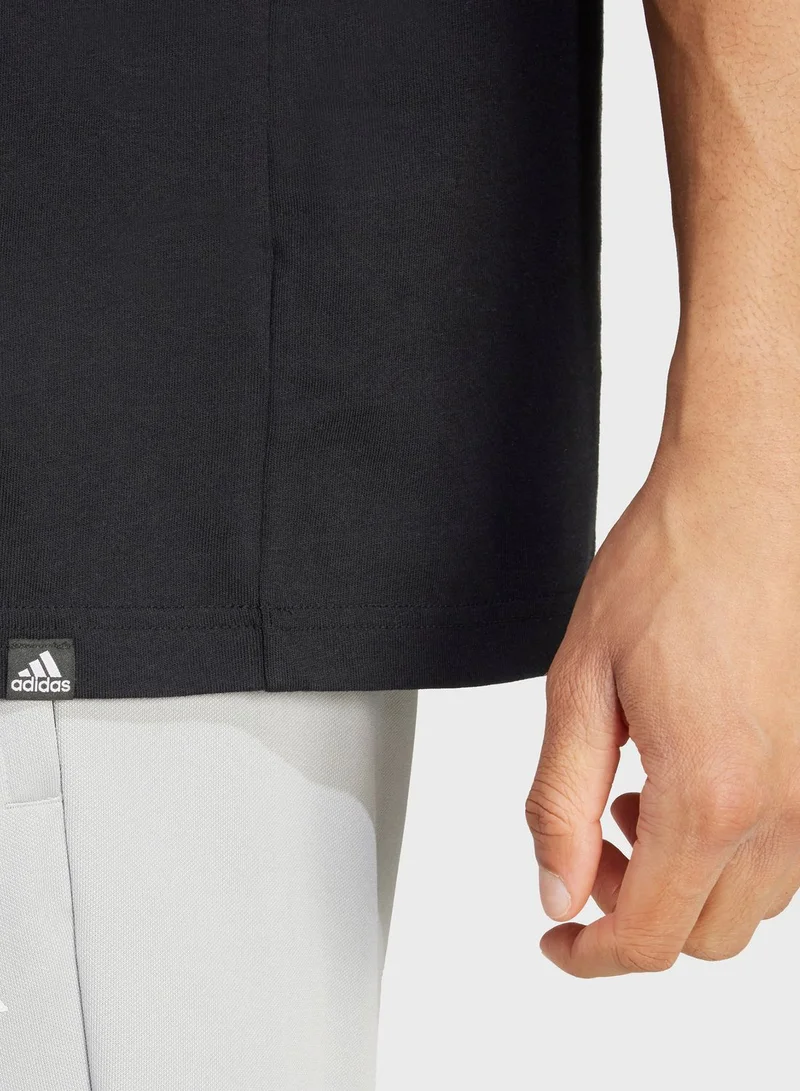 Adidas Camo Linear Graphic T-Shirt