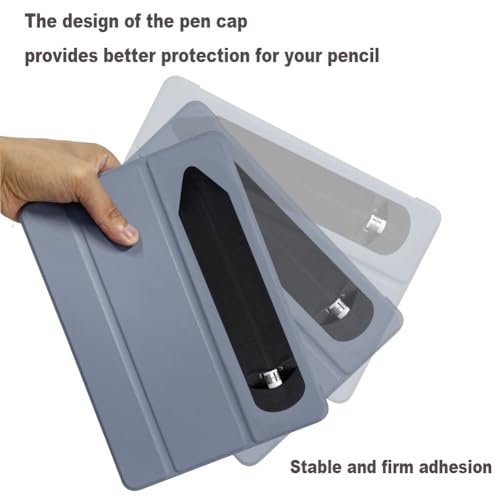 SIXFU Pencil Holder Compatible with Apple Pencil Pro/ 2nd Generation/ 1st Generation/USB-C Pencil, Adhesive Elastic Sleeve Pocket for iPad Pencil and Multiple Types Stylus Pen, 2Pack(Black) - Image 3