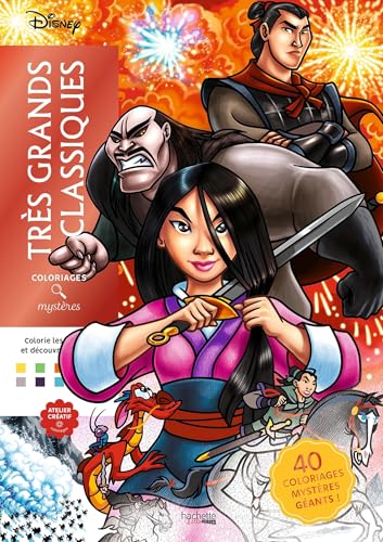 Coloriages mystères Disney - Très grands classiques: Colorie les chiffres et découvre l'image [Paperback] [Dec 03, 2025] Mariez, Jérémy