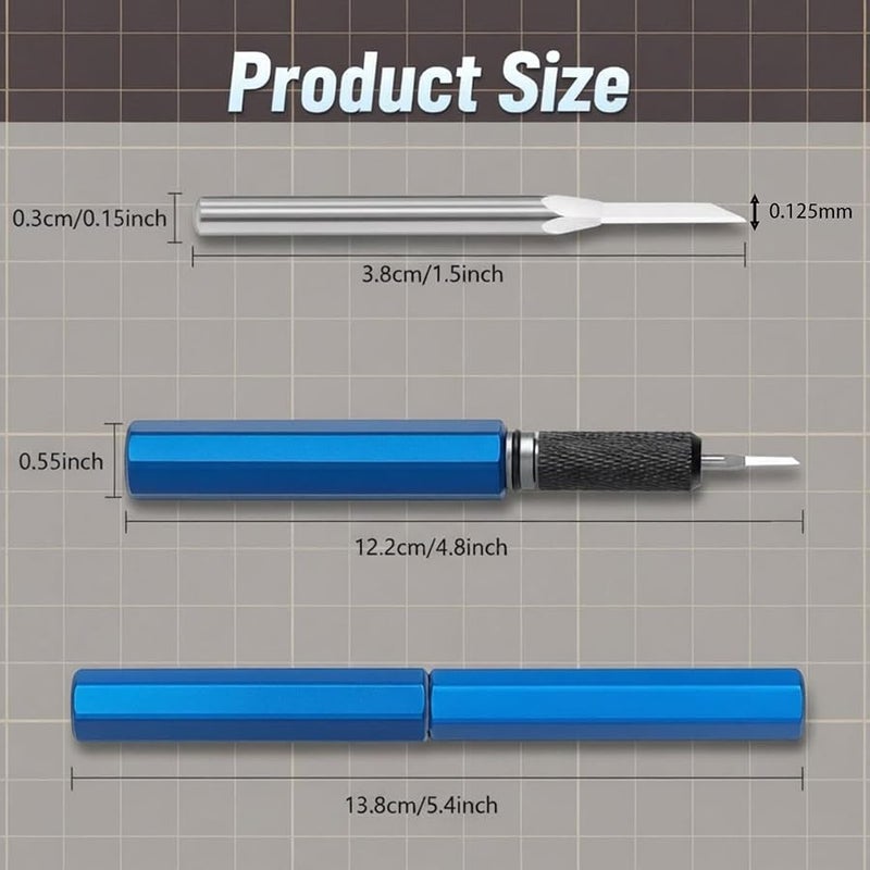 0.125 مم أداة نقش النماذج للعلامات والقطع والنقش على نماذج البلاستيك الراتنجي - Image 5