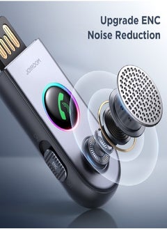 JOYROOM Car Bluetooth 5.3 Receiver for Car AUX Bluetooth Adapter for Car 3.5mm Jack,ENC Noise Cancellation with Built-in Microphone Aux Input for Car Speaker Hands-Free Call Home Stereo Wired Headphones  - Image 3
