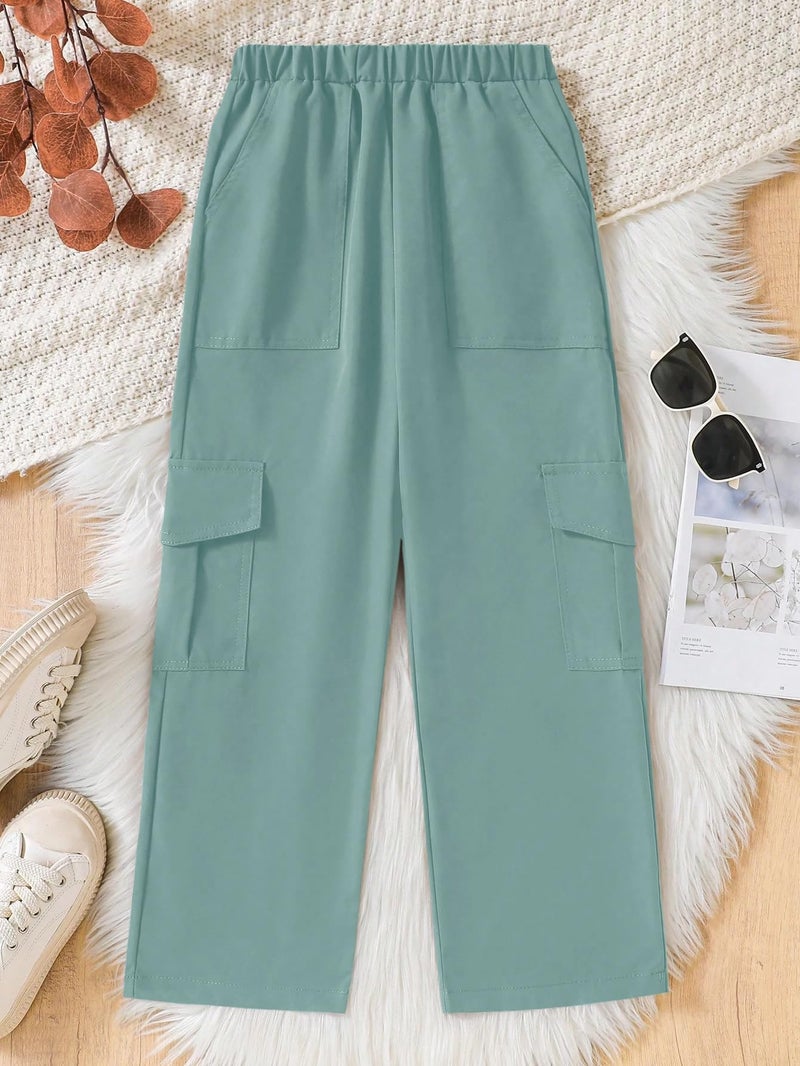 TAGAS Store Tagas Cargo for Girls|Joggers for Girl| Cotton Cargo for Girls |girlscargo Lower|Relaxed Trouser(GC-55) - Image 2