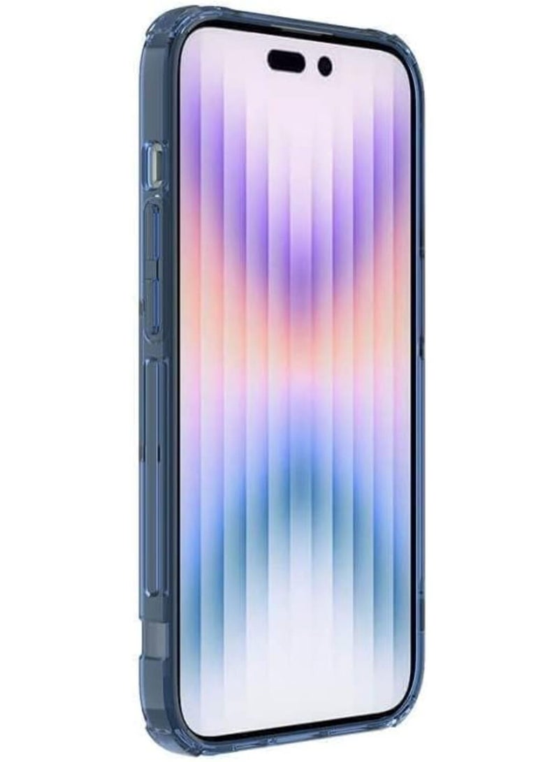 Nillkin Nillkin High Quality Nature TPU Pro Case For Apple iPhone 14 Pro Max Blue  - Image 4