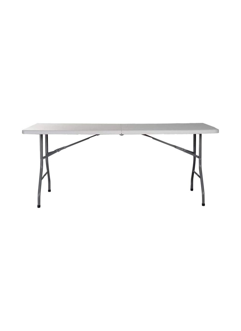 Marcolo 240cm Folding Table – Heavy Duty, Portable, Centerfold Design, Extra-Large Plastic Table for Events, Catering, Office & Outdoor Use  - Image 2