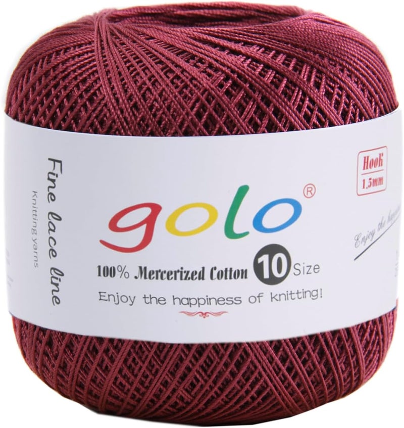 Golo Crochet Thread Crochet Yarn for Crocheting Cotton Yarn for Hand Knitting 216 - Image 1