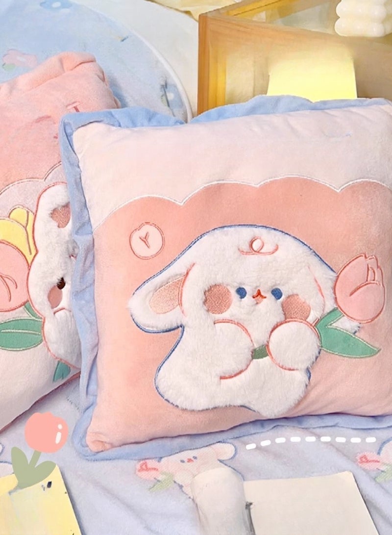 Pillow And Blanket Can Be Used For Both Car And Sofa Cushions, Suitable For Travel, Airplanes, Trains, Beds, Offices, And Rest  - Image 2