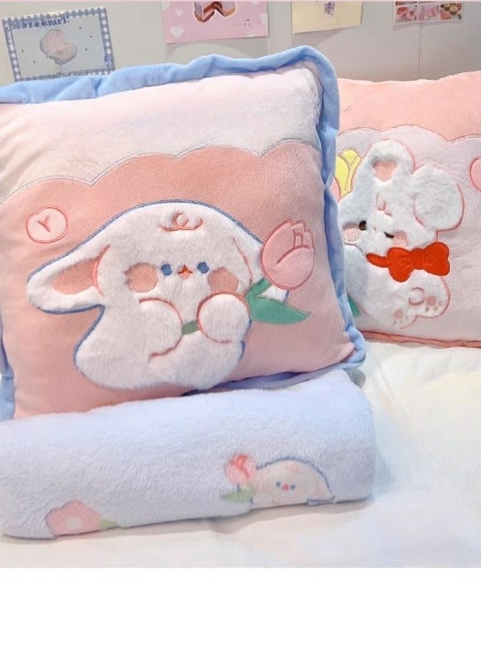 Pillow And Blanket Can Be Used For Both Car And Sofa Cushions, Suitable For Travel, Airplanes, Trains, Beds, Offices, And Rest  - Image 5