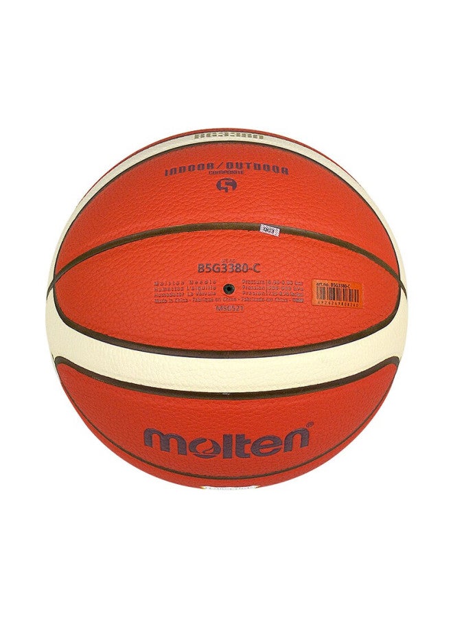 molten Molten Basketball Size 5 For Children, Elementary School Students, And Kindergarteners B5g3380-c National Team Bg3380pu Basketball  - Image 5