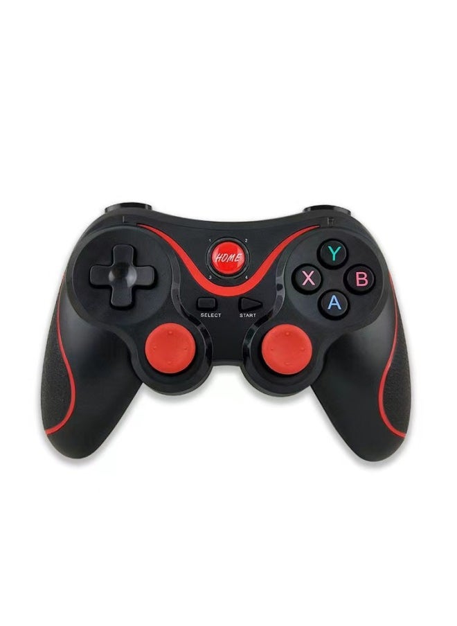 X3 All-in-one Wireless Bluetooth Gamepad Support PC Android Computer Switch Manufacturers-Product Color:X3 Black And Blue With Packing Bracket