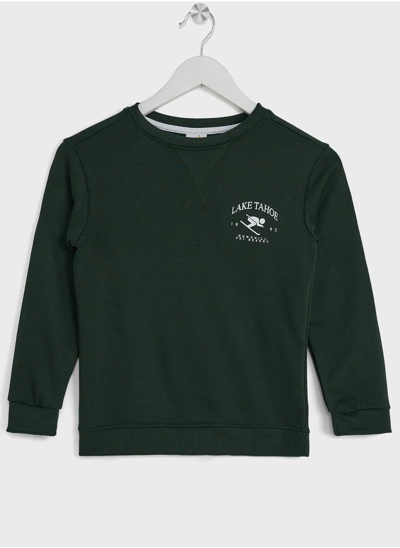 Pinata Boys Front And Back Printed Sweatshirt