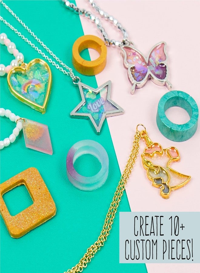 STMT D.I.Y. Resin Jewelry Studio, All-in-One Resin Jewelry Making Kit with Molds, Fun DIY Kit to Make Your Own Necklaces, Bracelets & More, Great Gift for Teen Girls 14+ - Image 3