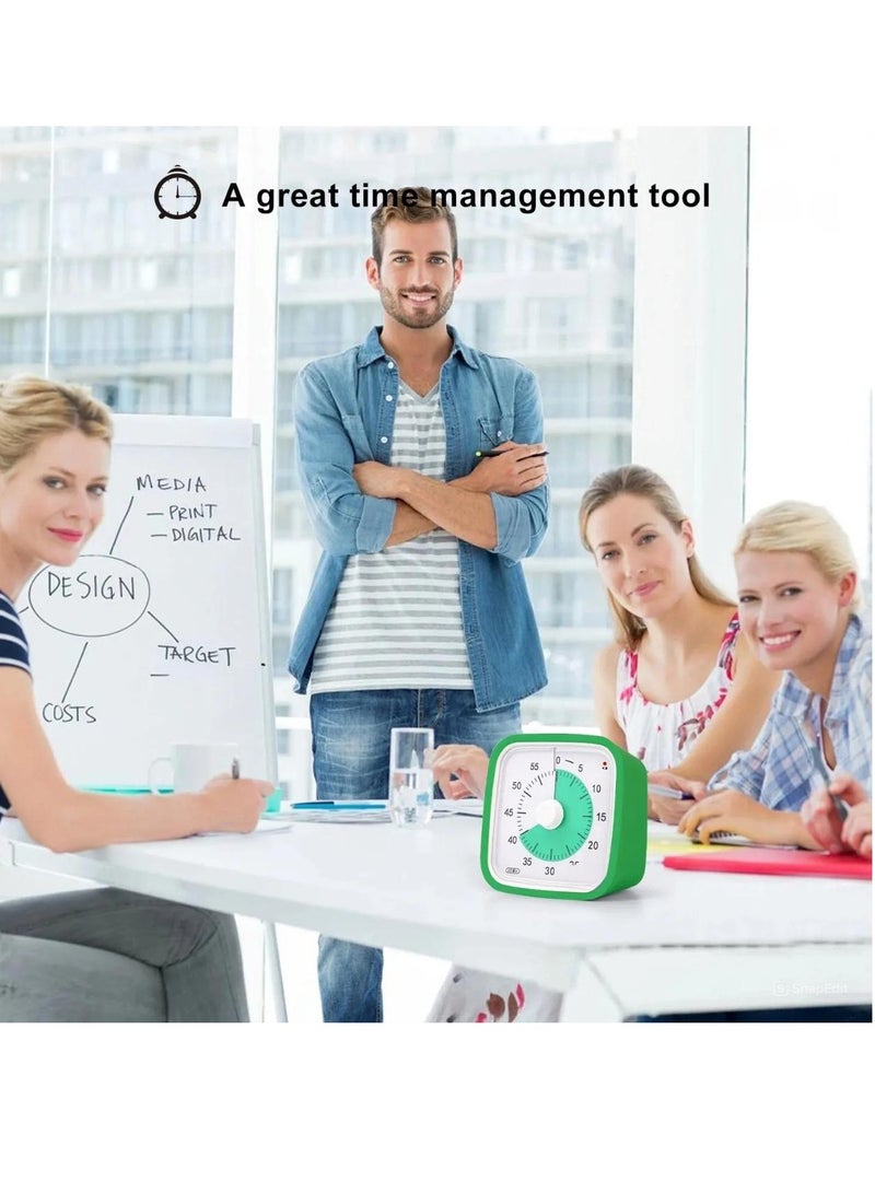 AS SEEN ON TV Visual Timer, 60 Minute Countdown Timer With Night Light, Durable And Reliable Silent Countdown Timer For Kids And Adults, Multifunctional Time Management Tool For Home, School, Or Work, (Blue) - Image 5