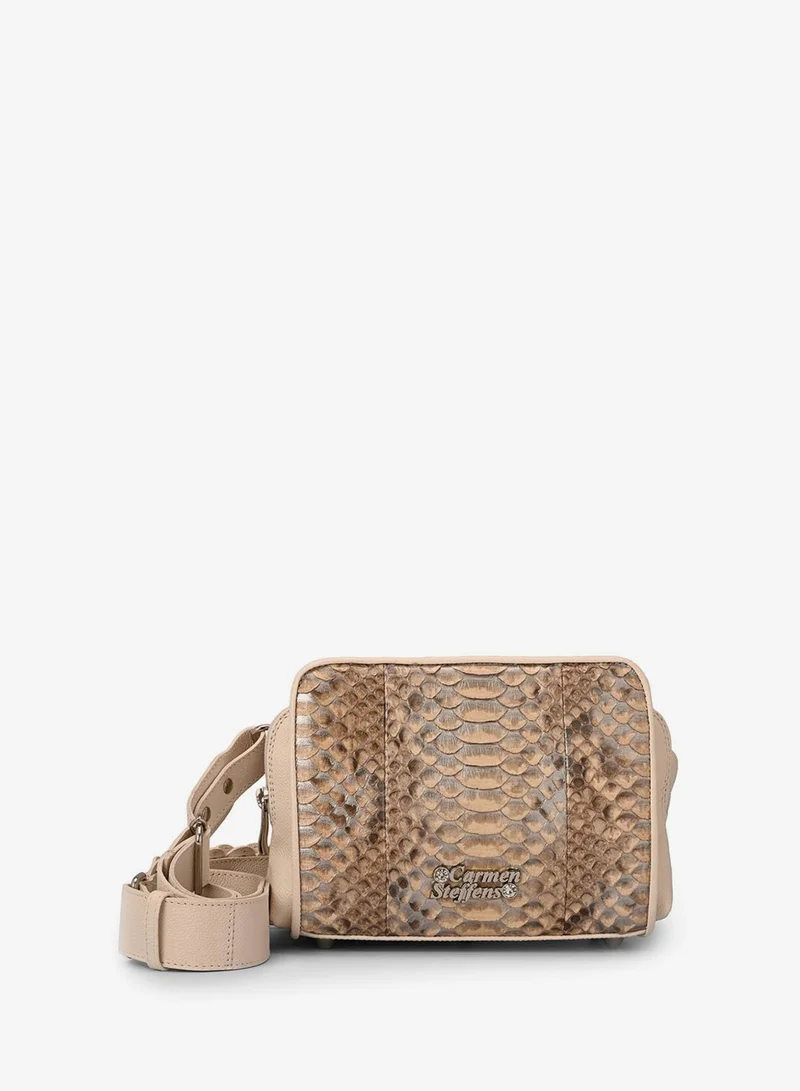 كارمن ستيفنز حقيبة بايثون فضية