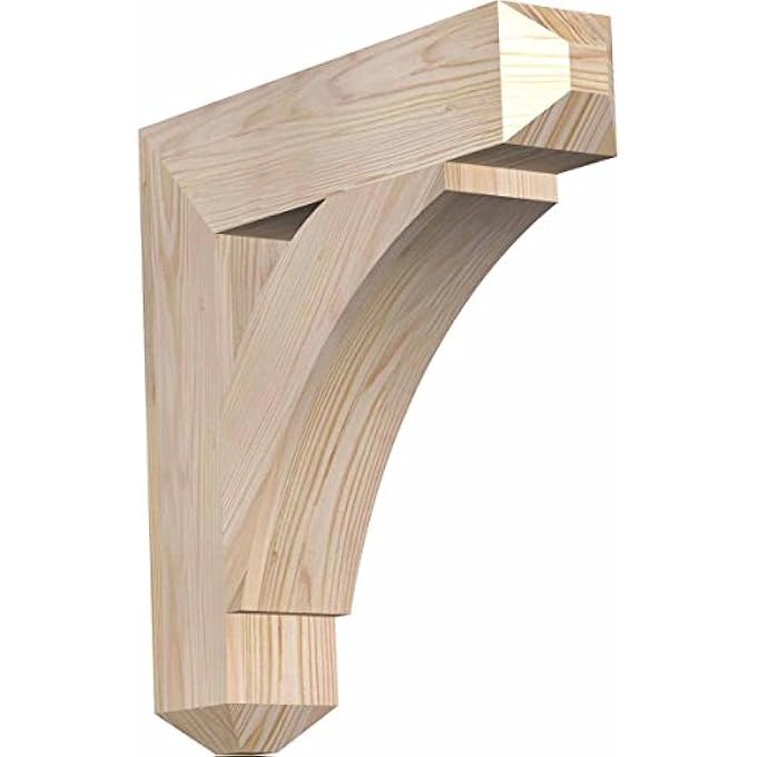 BKT04X18X18THR04SDF THORTON CRAFTSMAN SMOOTH BRACKET, 3.5" WIDTH X 18" DEPTH X 18" HEIGHT, DOUGLAS FIR - Image 2