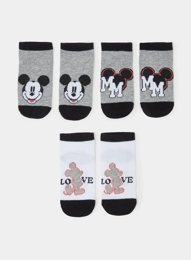 ستايلي Pack of 3 - Boys Mickey Mouse Socks