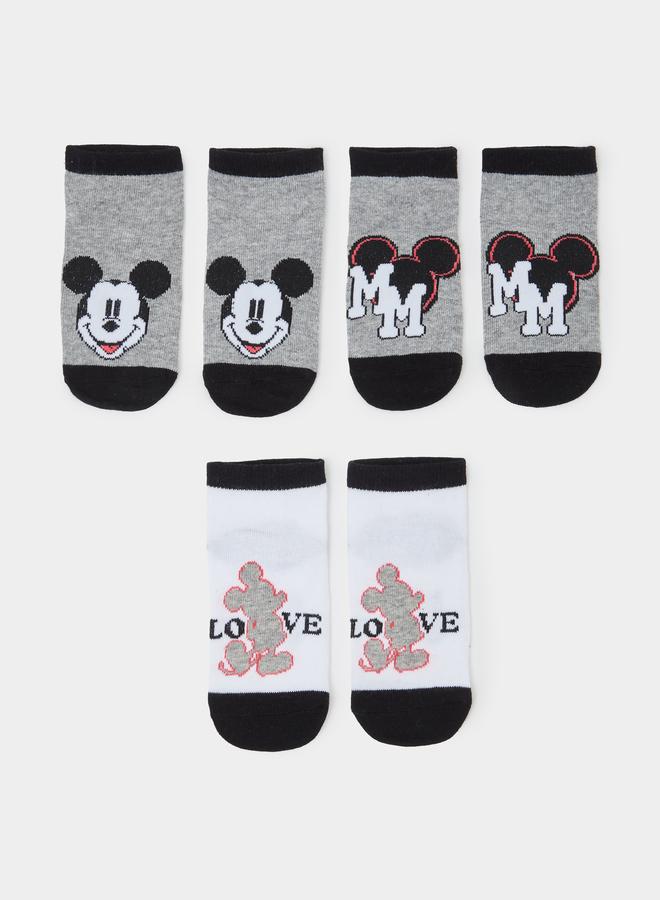 Styli Pack of 3 - Boys Mickey Mouse Socks - Image 1