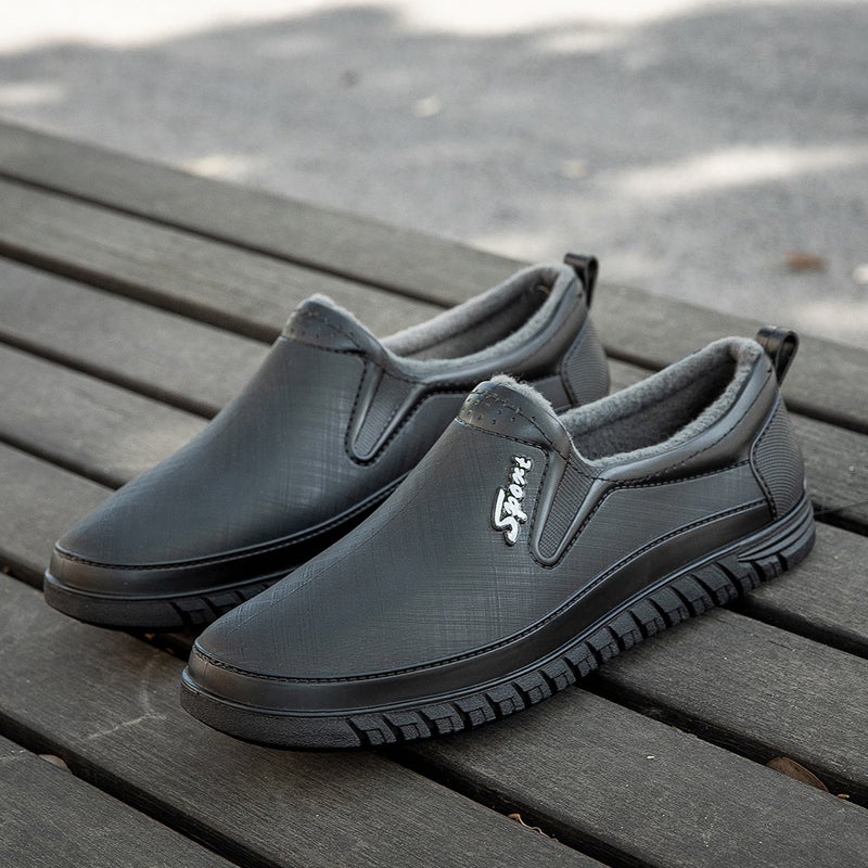 Four Seasons Low-Top Men'S Waterproof Shoes Short Fashion Adult Rain Boots Non-Slip Wear-Resistant Outdoor Kitchen Work Plastic Shoes - Image 3