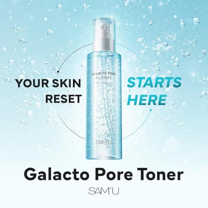 SAM'U Galacto Pore O2 Toner, Hydrating & Pore-Refining, Oxygen Bubble Galactomyces Toner, Exfoliating for Sebum Control & Suitable for All Skin Types, Korean Toners, 6.08 Fl. Oz - Image 3