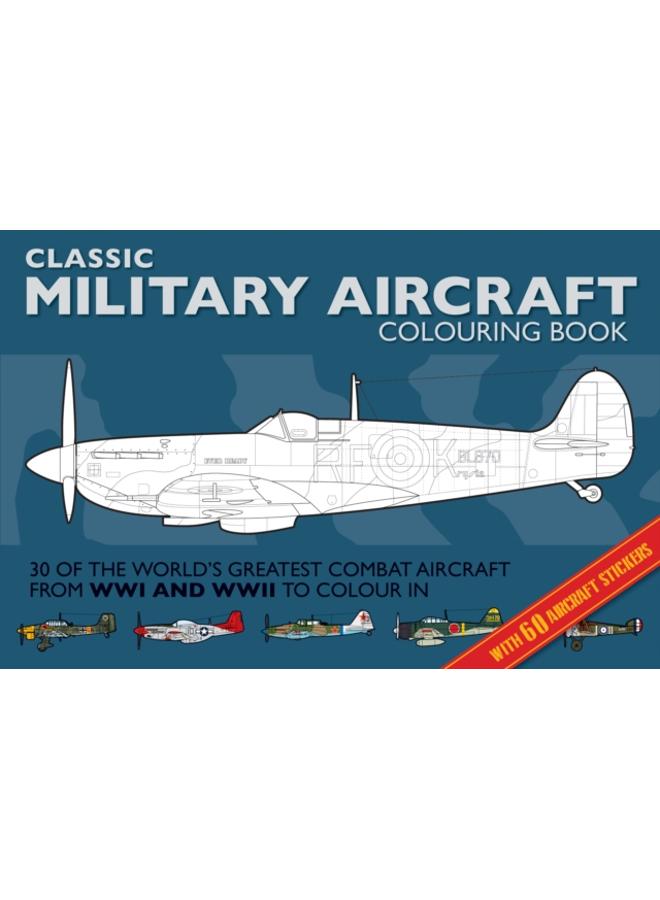 Military Aircraft Colouring Book