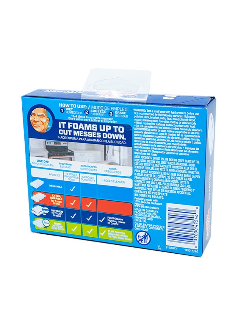 Mr Clean Mr. Clean Magic Eraser Kitchen with Dawn, Cleaning Pads with Durafoam, 2 Count - Image 3