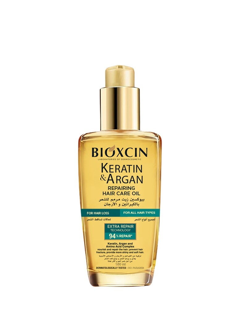 بيوكسين زيت لترميم الشعر بالكيراتين والارغان 150مل - Image 2