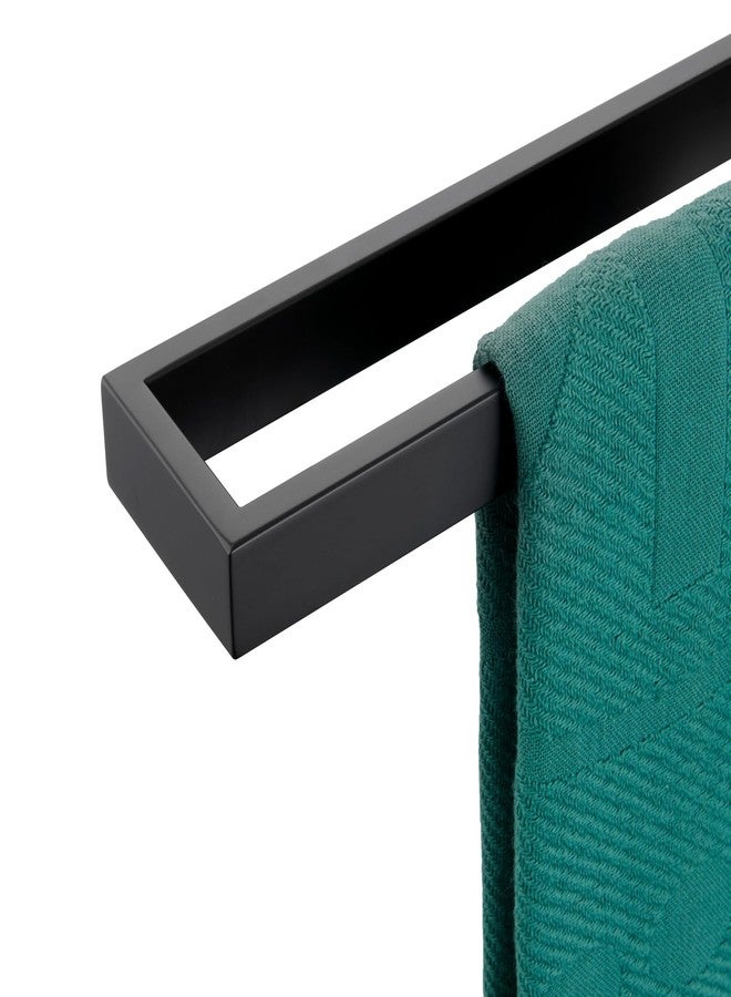 KOKOSIRI Towel Bar Matte Black Bath Towel Holder 24-Inch Kitchen Rack Stainless Steel for Bathroom Hardware Wall Mounted, 1 Pack B4008BK-L24 - Image 1