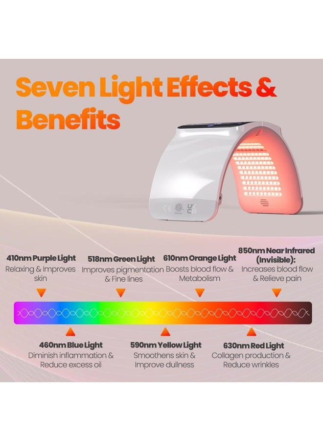 Bestqool LED Mask Photon LED Light Therapy - 6 Colors with Near Infrared Light LED Face Mask for Skin Rejuvenation SPA Facial Body Skin Care Beauty Salon Device - Image 4