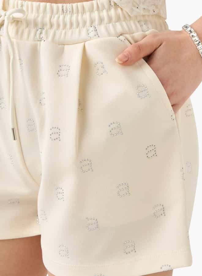 تواكستريمز شورت مزين برباط وجيوب - Image 4