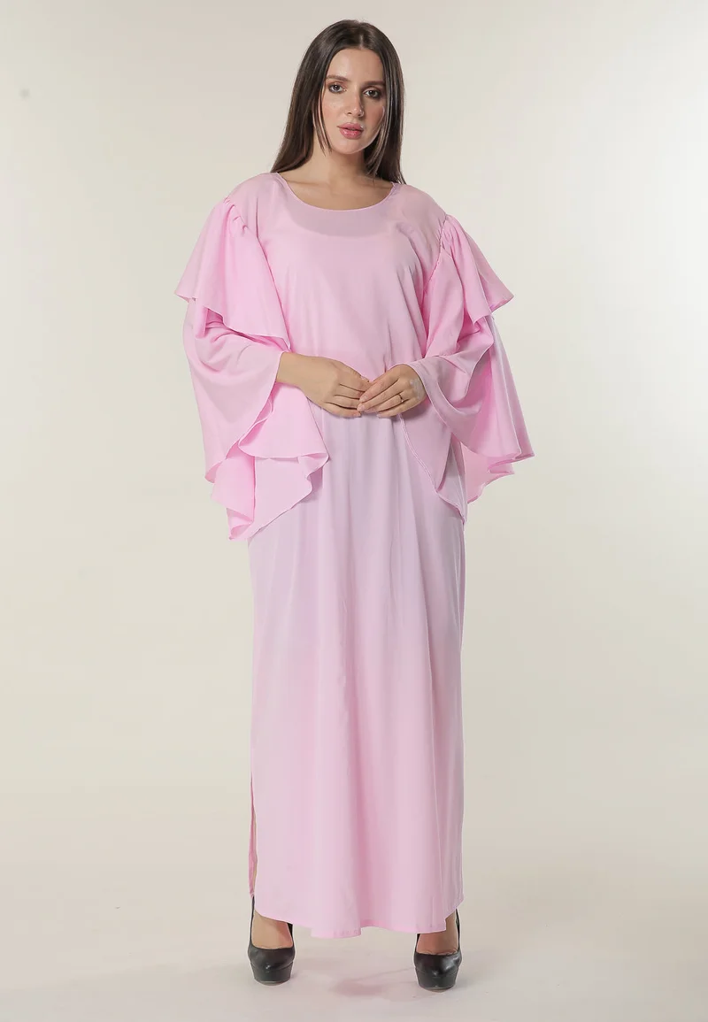 Moistreet Frilled Sleeves Abaya