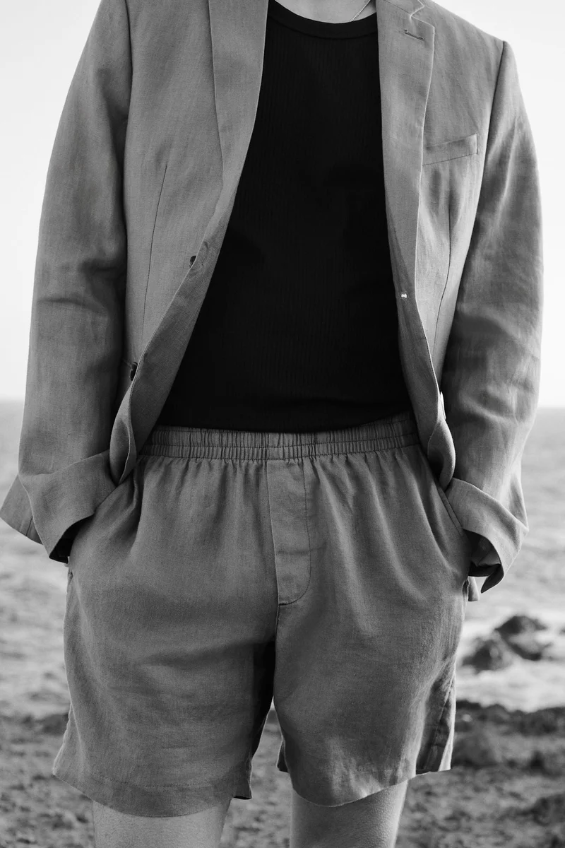 H&M Regular Fit Linen shorts